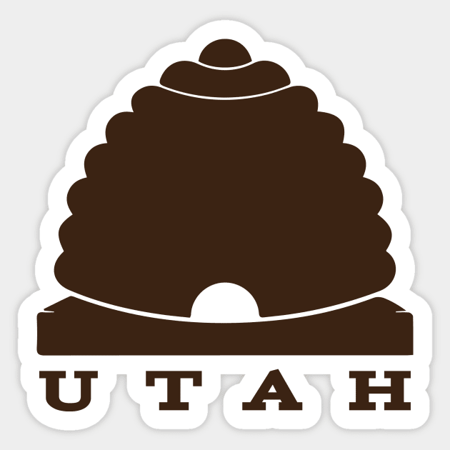 Utah Beehive Sticker by HolidayShirts